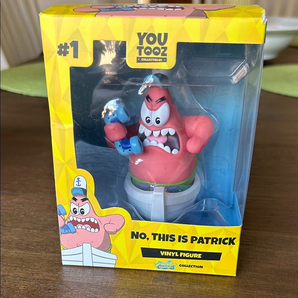 No, This Is Patrick Pink Vinyl Figure SpongeBob Collection you tooz Nickelodeon